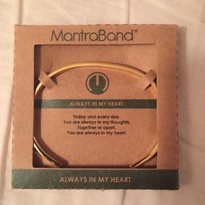 MantraBand “Always in My Heart” Gold Bracelet